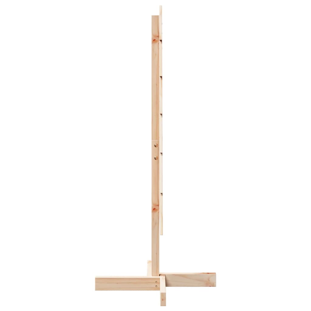 vidaXL Brad de Crăciun decorativ, 110 cm, lemn masiv vidaXL Brad de Crăciun decorativ, 110 cm, lemn masiv