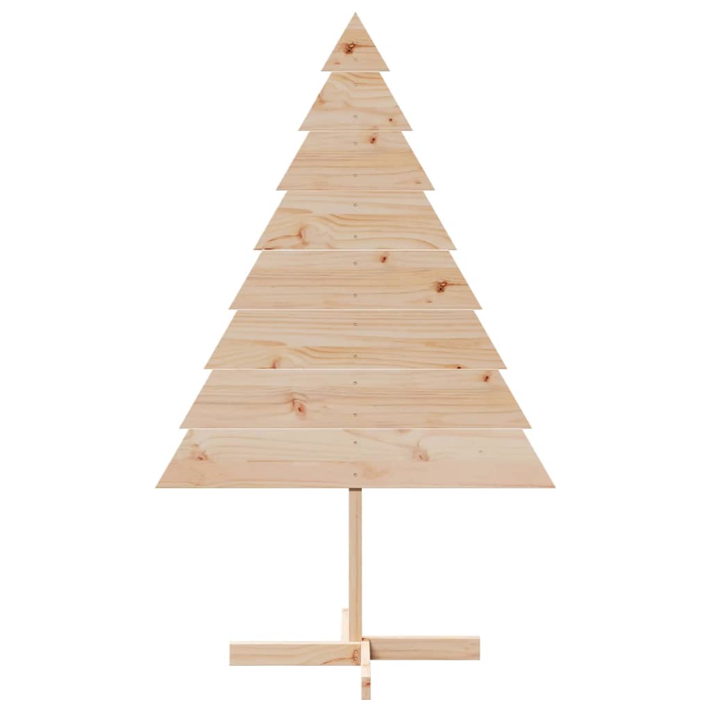 vidaXL Brad de Crăciun decorativ, 150 cm, lemn masiv vidaXL Brad de Crăciun decorativ, 150 cm, lemn masiv