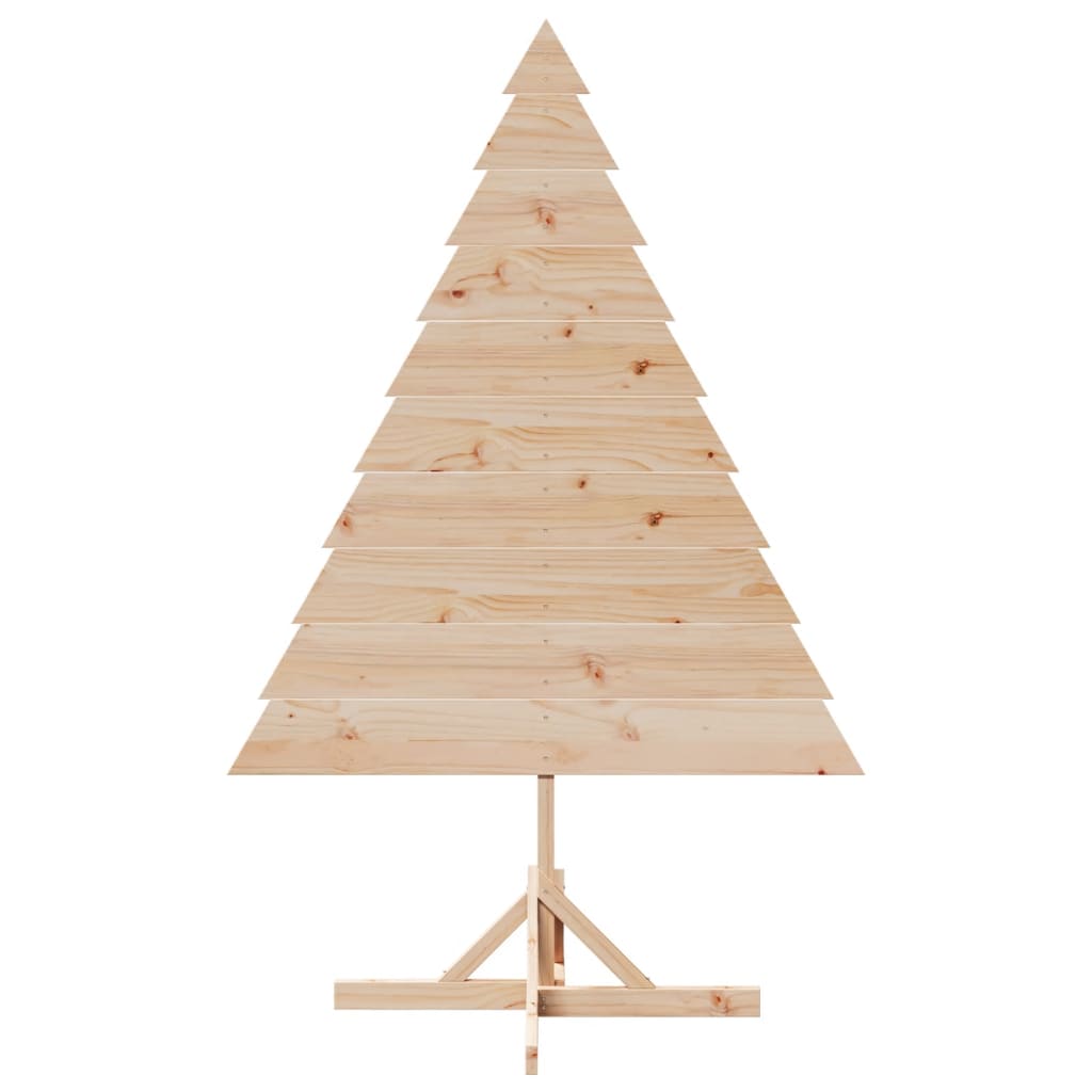 vidaXL Brad de Crăciun decorativ, 180 cm, lemn masiv vidaXL Brad de Crăciun decorativ, 180 cm, lemn masiv