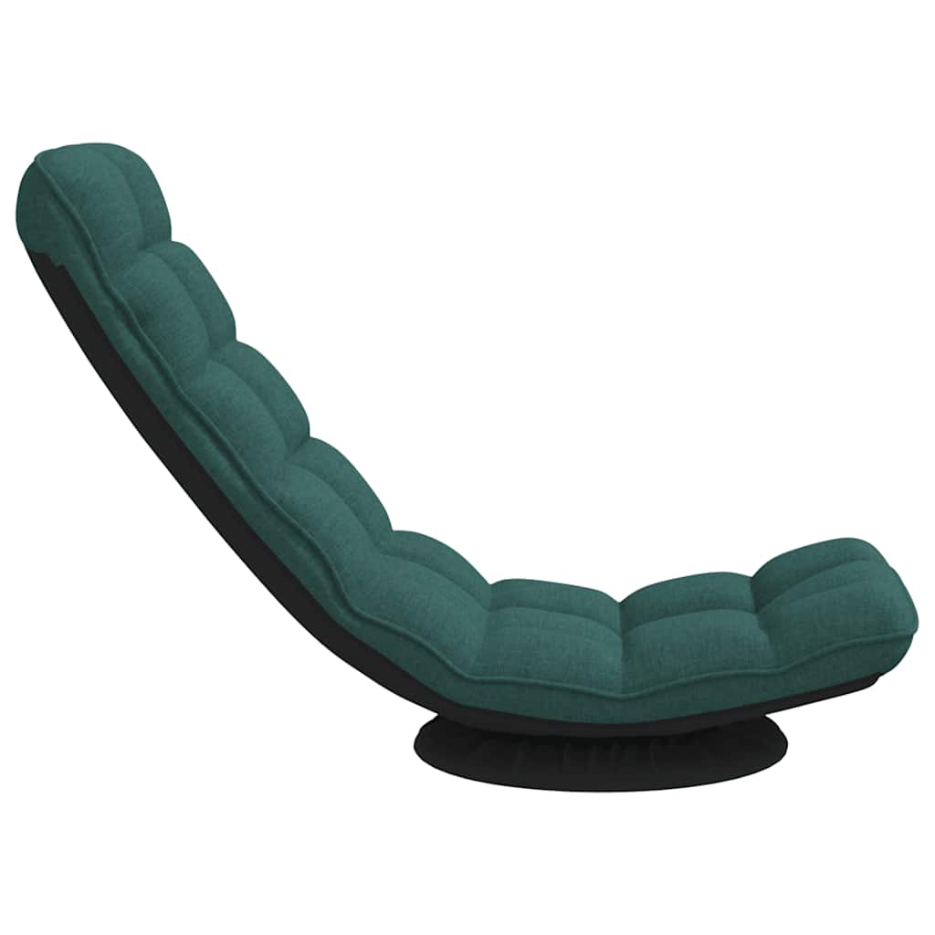 vidaXL Scaun pivotant cu podea verde închis 70x51x79 cm stofa