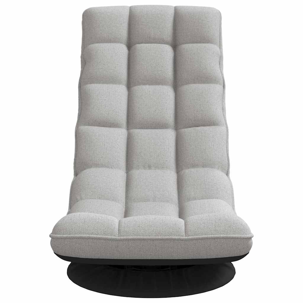 vidaXL Scaun pivotant pentru podea gri nor 70x51x79 cm material textil