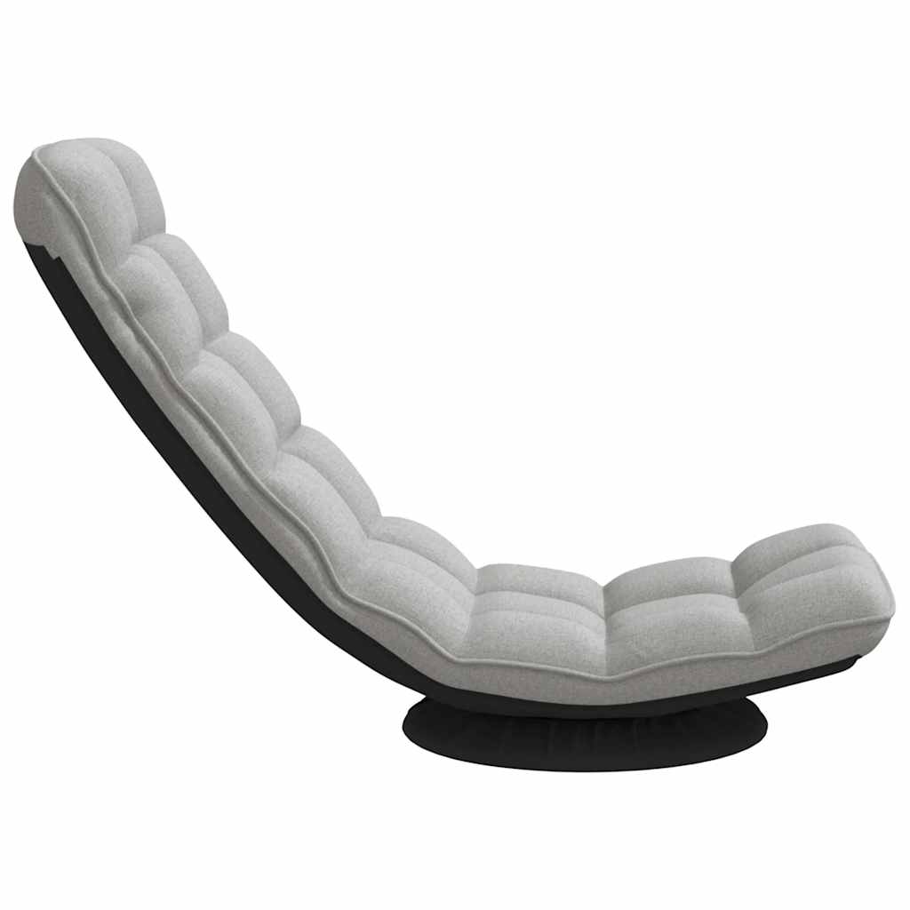 vidaXL Scaun pivotant pentru podea gri nor 70x51x79 cm material textil