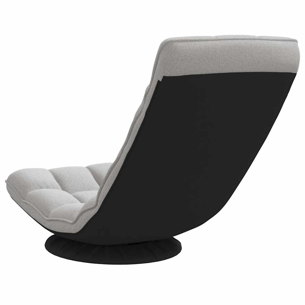 vidaXL Scaun pivotant pentru podea gri nor 70x51x79 cm material textil