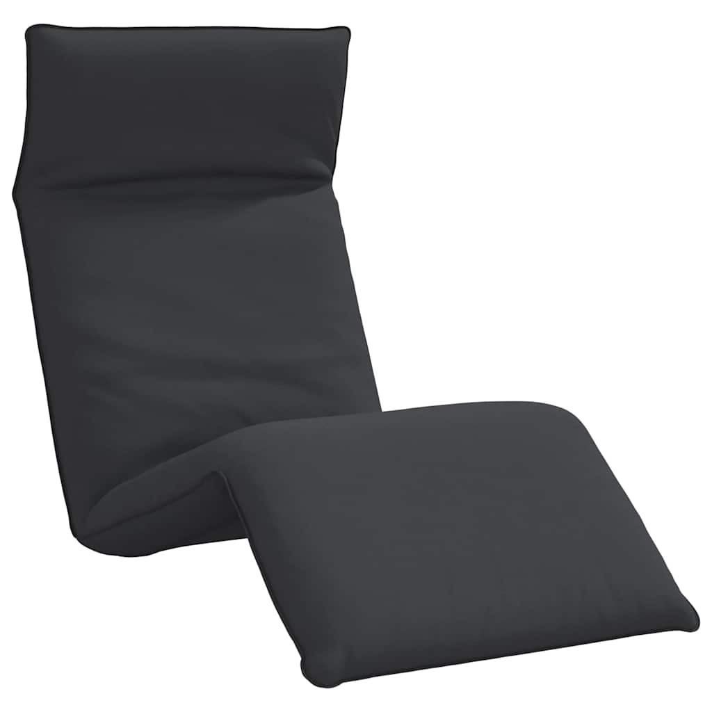vidaXL Șezlong pliabil negru 175x54x8,5 cm țesătură Oxford