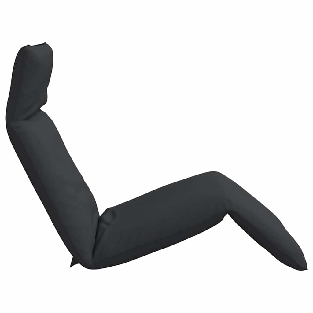 vidaXL Șezlong pliabil negru 175x54x8,5 cm țesătură Oxford