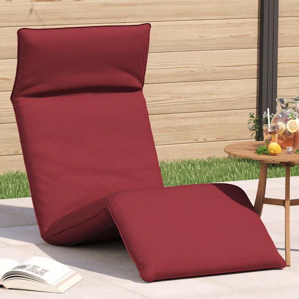 vidaXL Șezlong pliabil, roșu vin, 175x54x8,5 cm, țesătură Oxford vidaXL Șezlong pliabil, roșu vin, 175x54x8,5 cm, țesătură Oxford