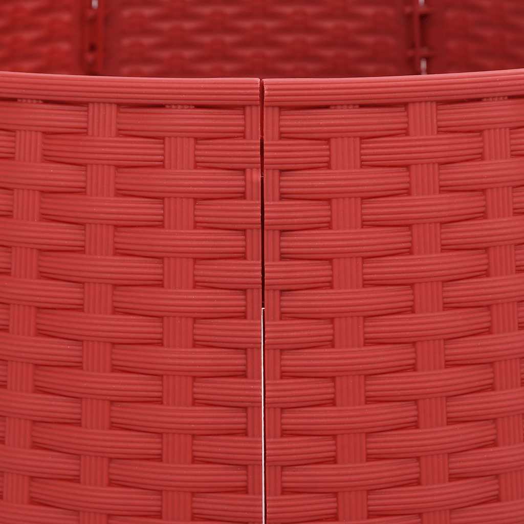 vidaXL Fustă brad de Crăciun, roșu, Ø56x23 cm, plastic vidaXL Fustă brad de Crăciun, roșu, Ø56x23 cm, plastic