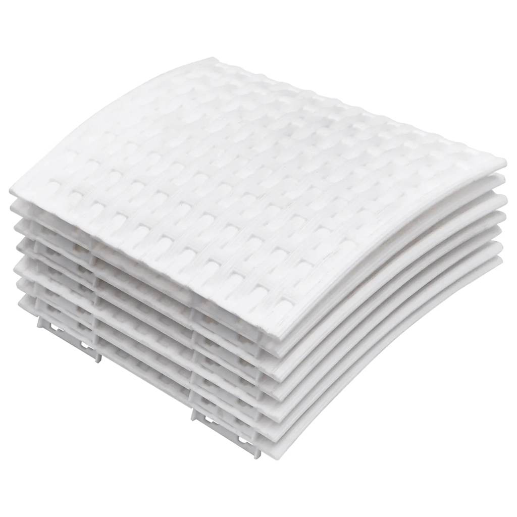 vidaXL Fustă brad de Crăciun, alb, Ø56x23 cm, plastic vidaXL Fustă brad de Crăciun, alb, Ø56x23 cm, plastic