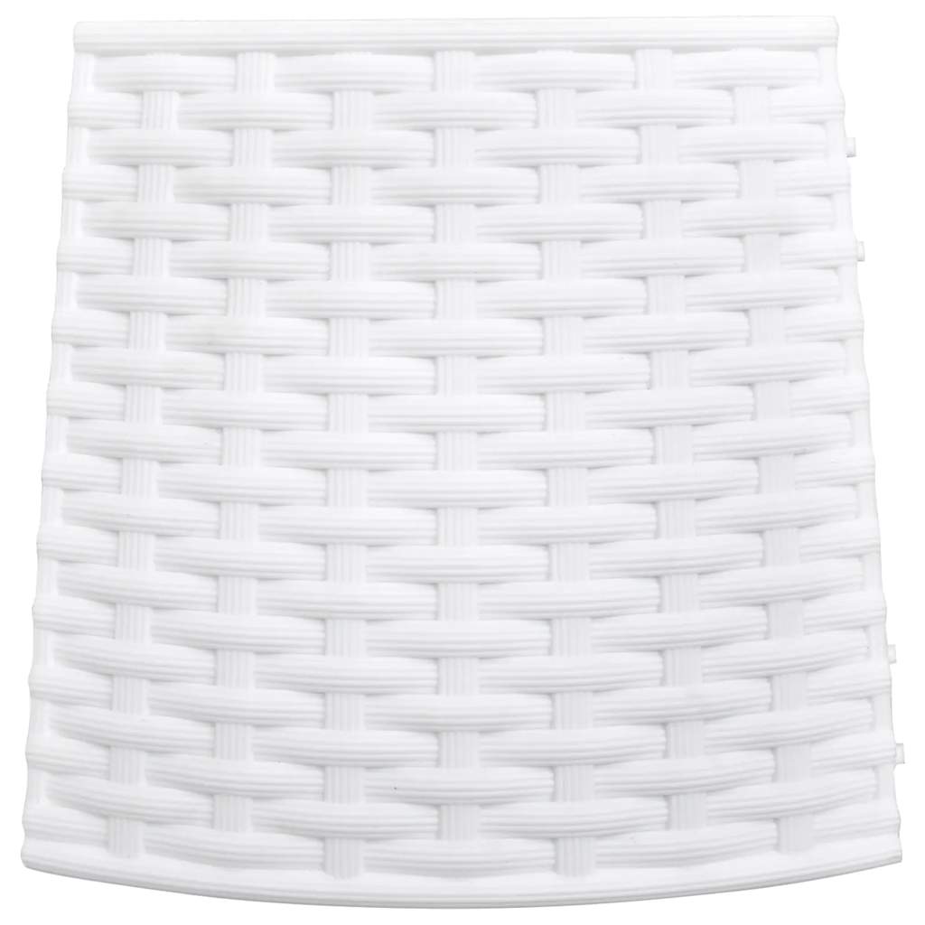 vidaXL Fustă brad de Crăciun, alb, Ø56x23 cm, plastic vidaXL Fustă brad de Crăciun, alb, Ø56x23 cm, plastic