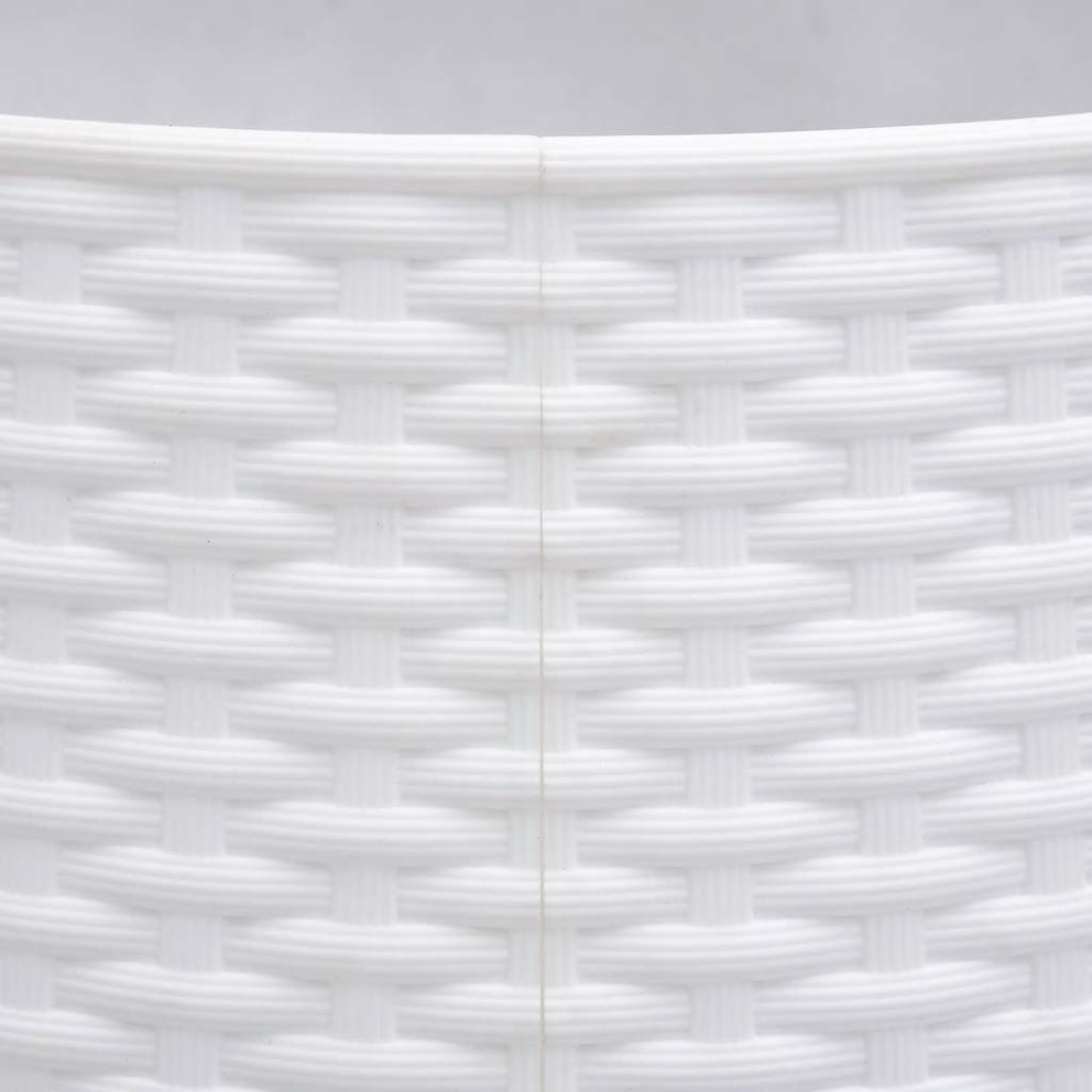 vidaXL Fustă brad de Crăciun, alb, Ø65x23 cm, plastic vidaXL Fustă brad de Crăciun, alb, Ø65x23 cm, plastic