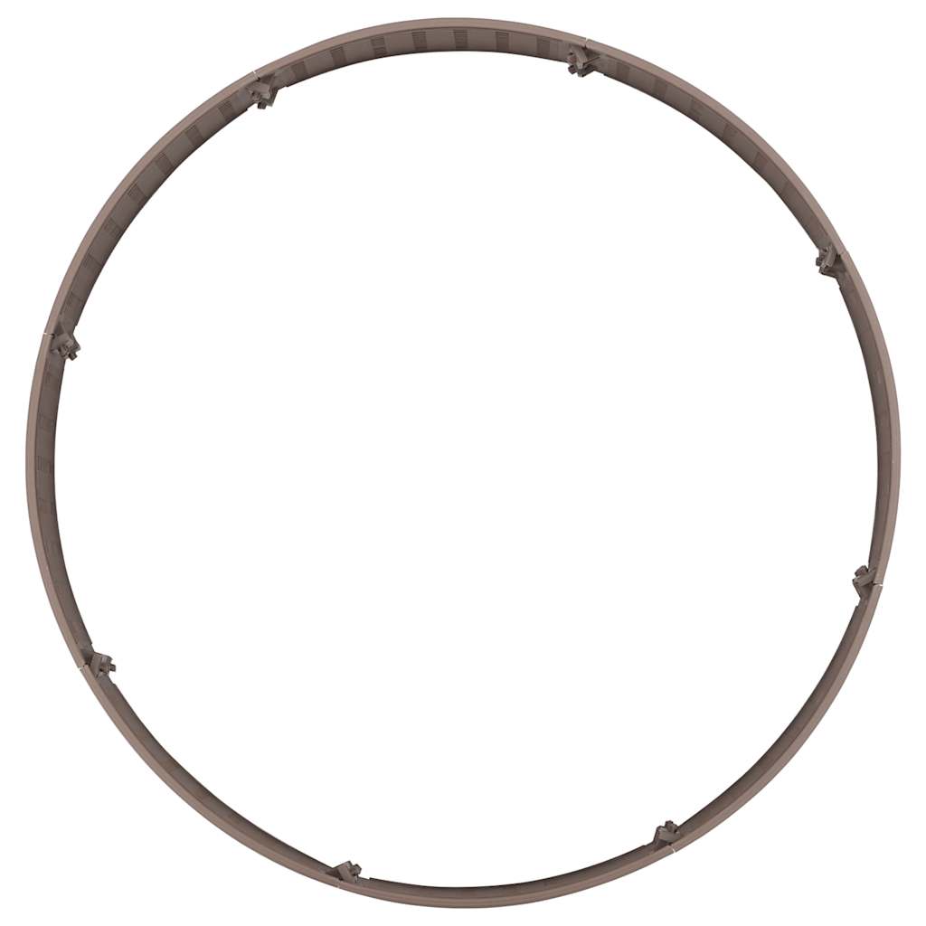 vidaXL Fustă brad de Crăciun, maro, Ø65x23 cm, plastic vidaXL Fustă brad de Crăciun, maro, Ø65x23 cm, plastic