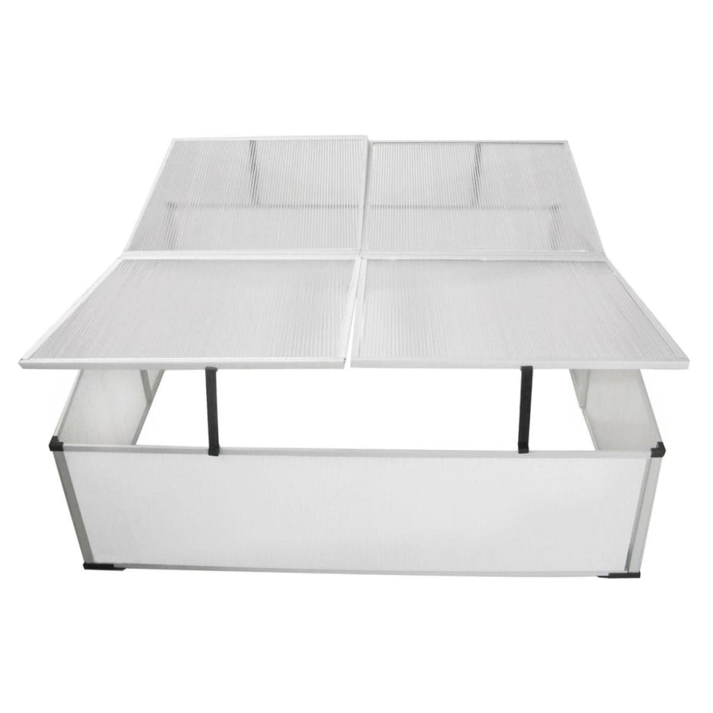 Pavilion protecție frig cu acoperiș 4 panouri 108x41x110 cm