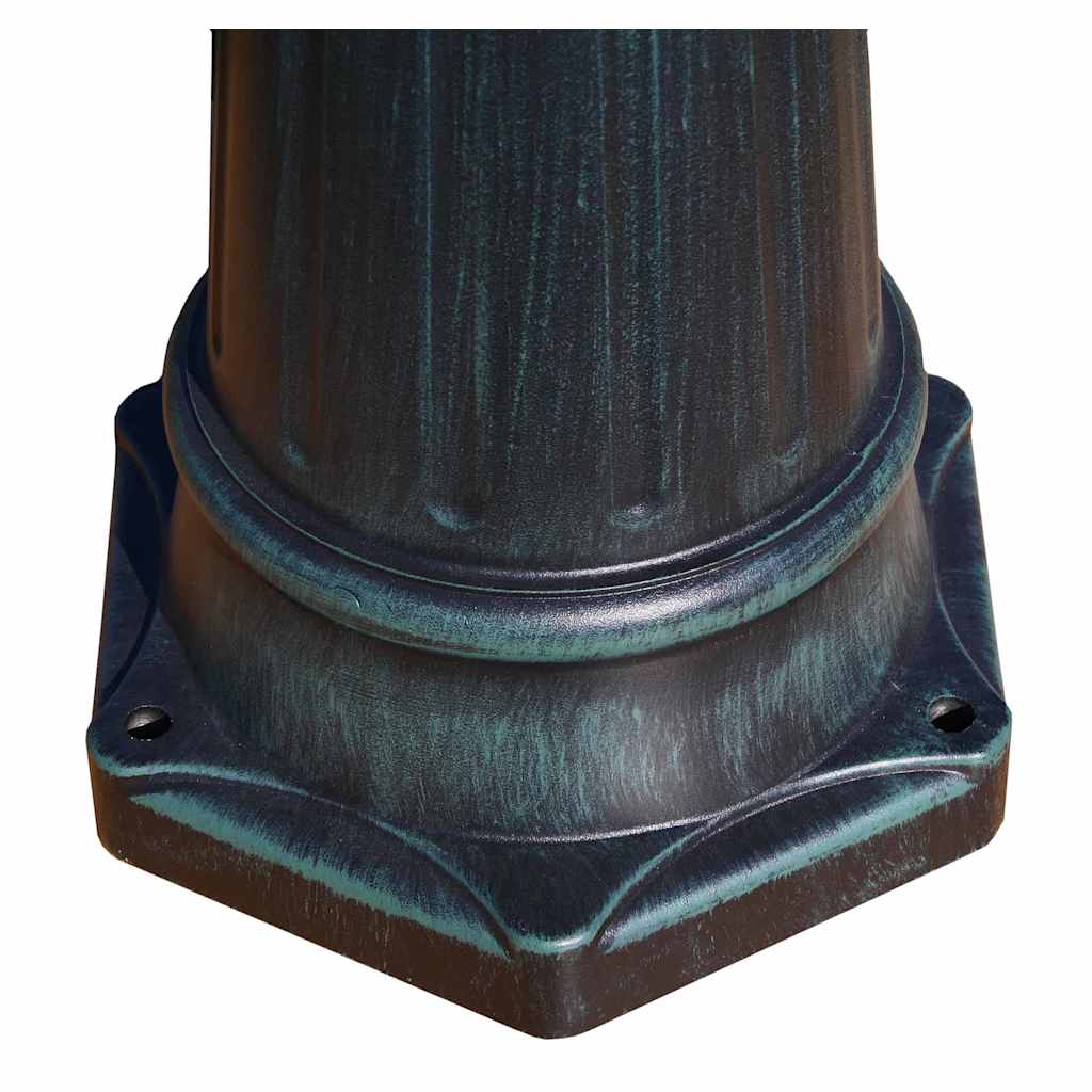 Felinar Brighton cu 3 brațe 230 cm Verde închis/Negru Felinar Brighton cu 3 brațe 230 cm Verde închis/Negru