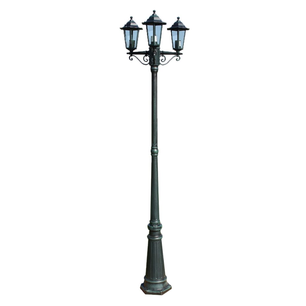 Felinar de grădină Preston 215 cm Verde închis Felinar de grădină Preston 215 cm Verde închis