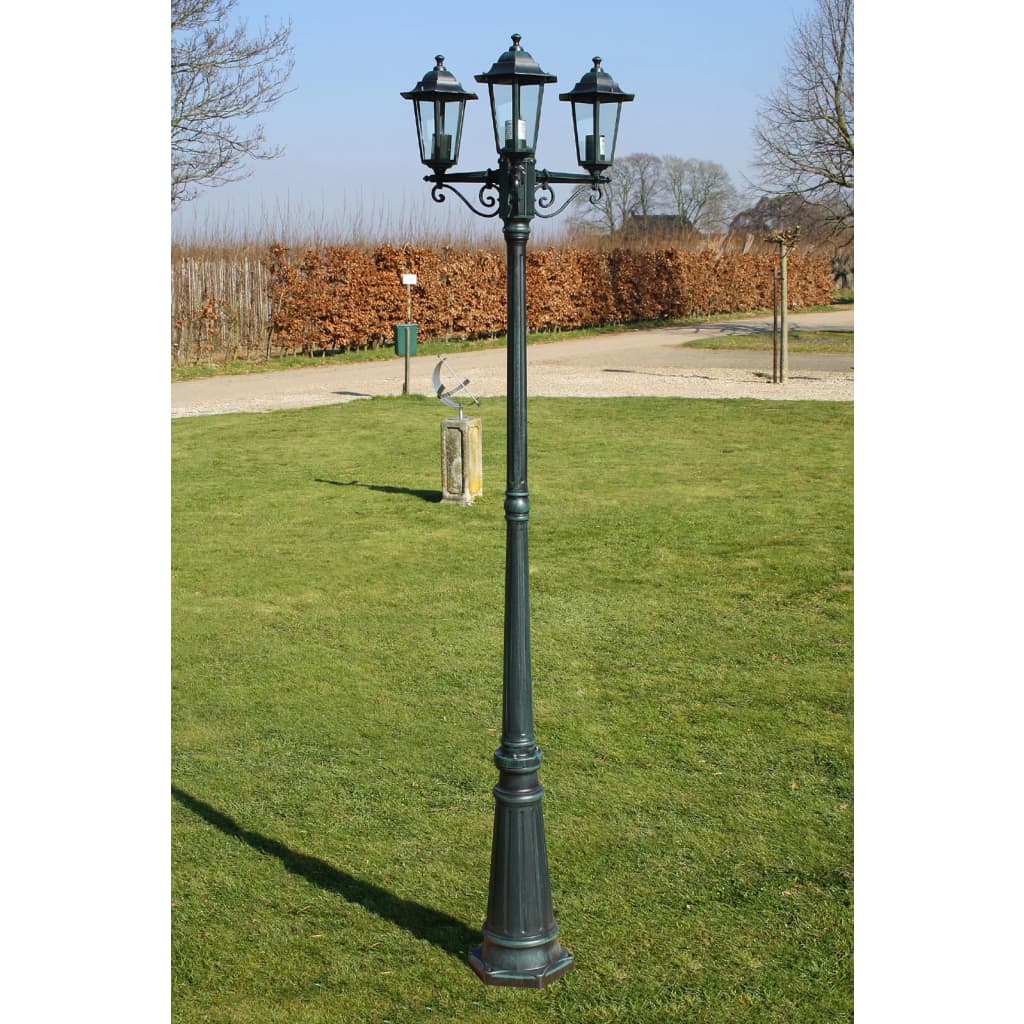 Felinar de grădină Preston 215 cm Verde închis Felinar de grădină Preston 215 cm Verde închis