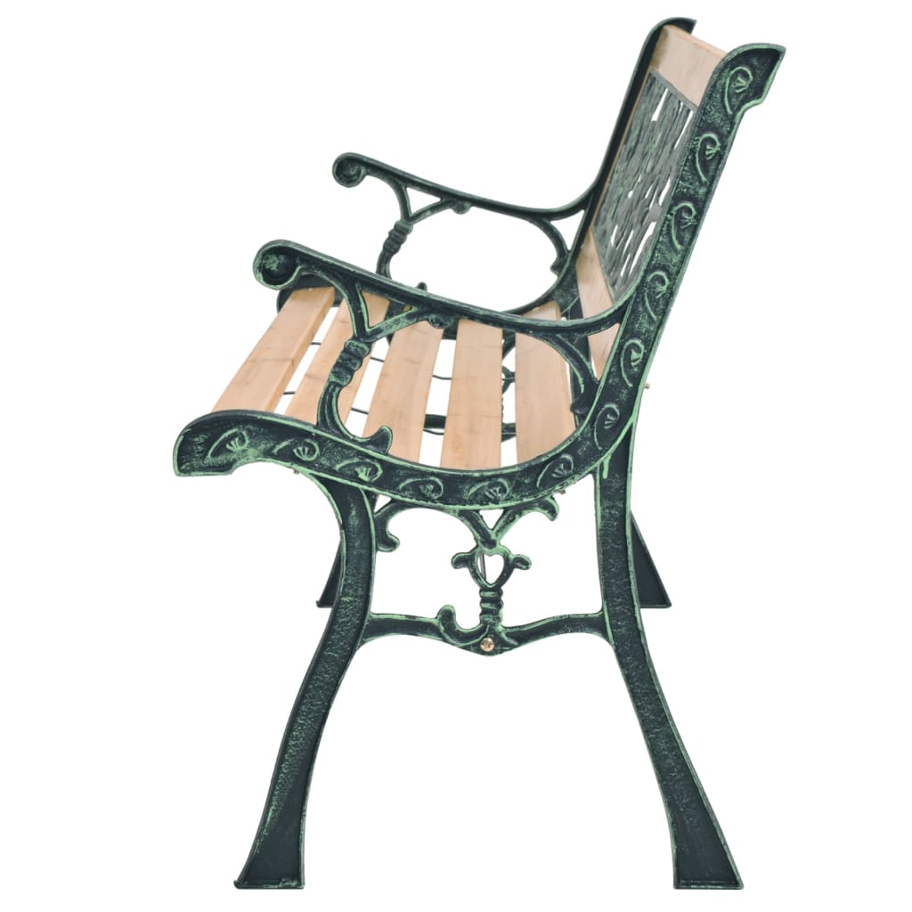 vidaXL Bancă de grădină, 122 cm, lemn