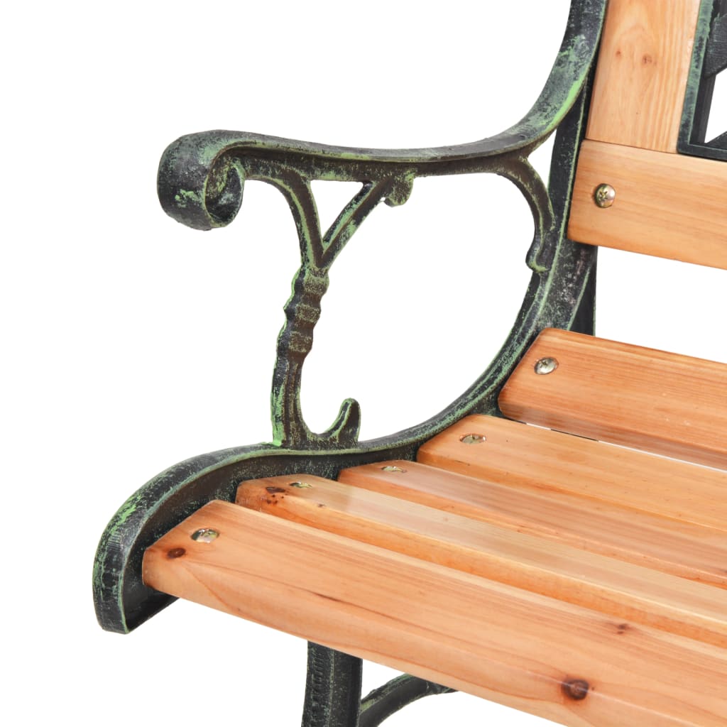 vidaXL Bancă de grădină, 122 cm, lemn