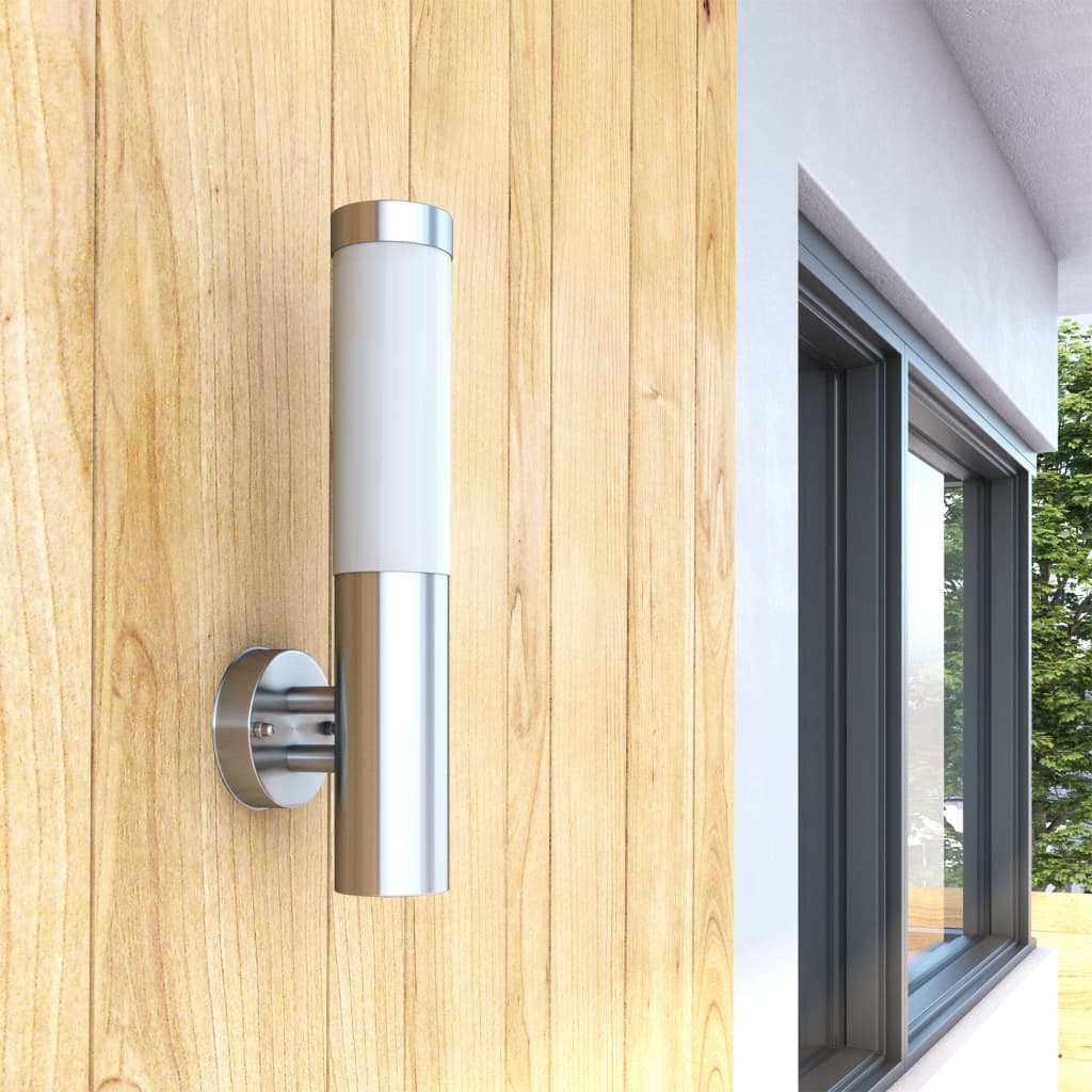 vidaXL Lampă de perete RVS pentru interior/exterior rezistentă la apă