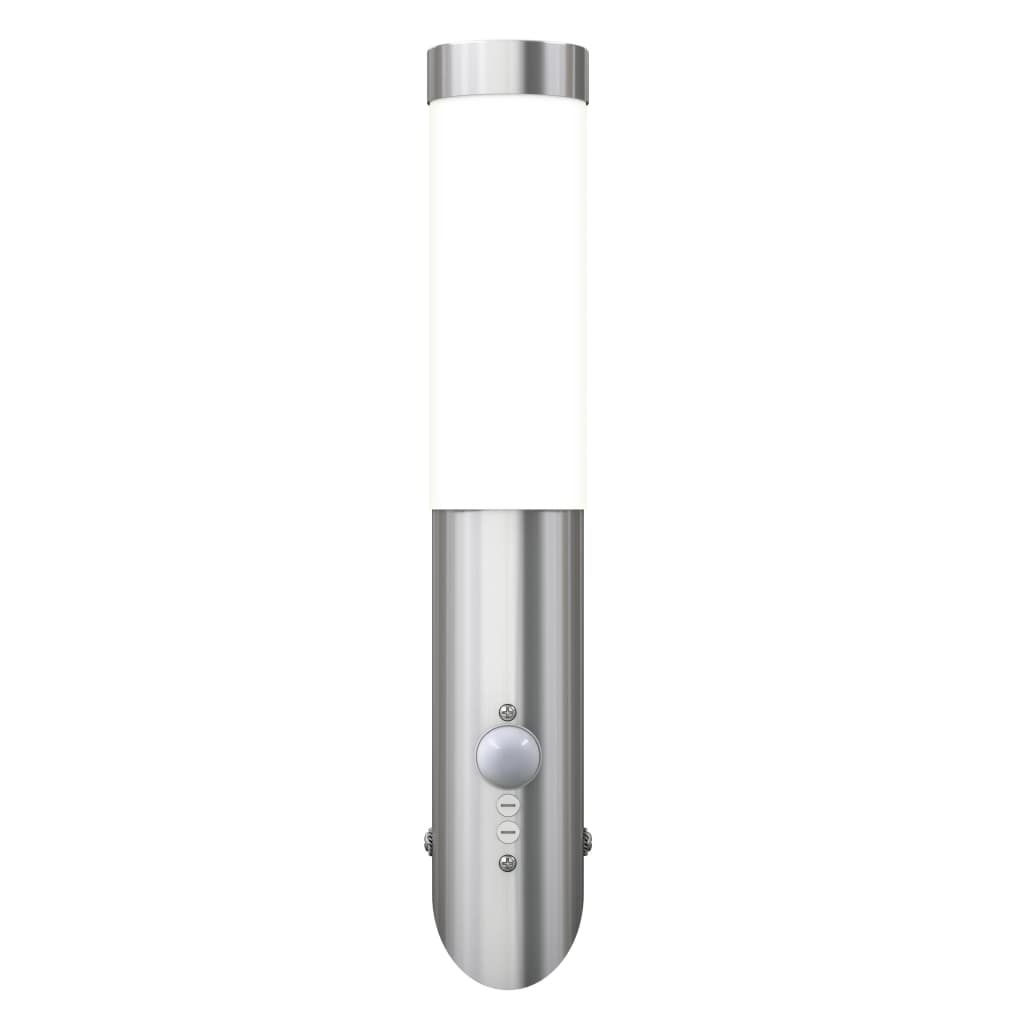 Lampă RVS cu senzor de mișcare 6 x 36 cm Lampă RVS cu senzor de mișcare 6 x 36 cm