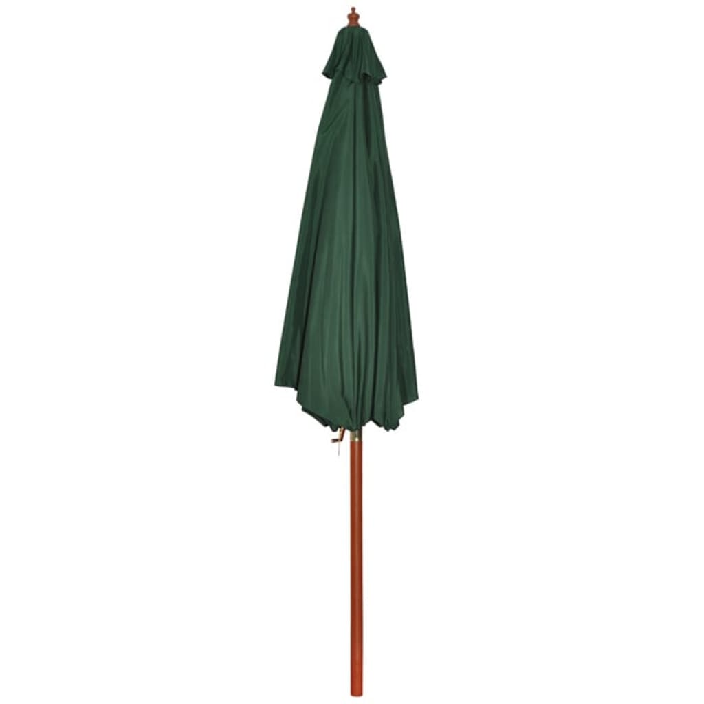 vidaXL Umbrelă de soare, verde, 258 cm vidaXL Umbrelă de soare, verde, 258 cm