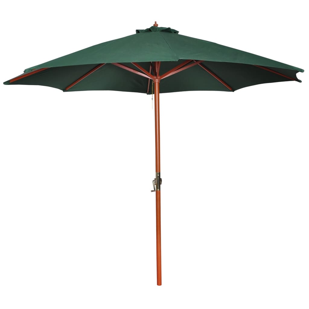 vidaXL Umbrelă de soare, verde, 258 cm vidaXL Umbrelă de soare, verde, 258 cm