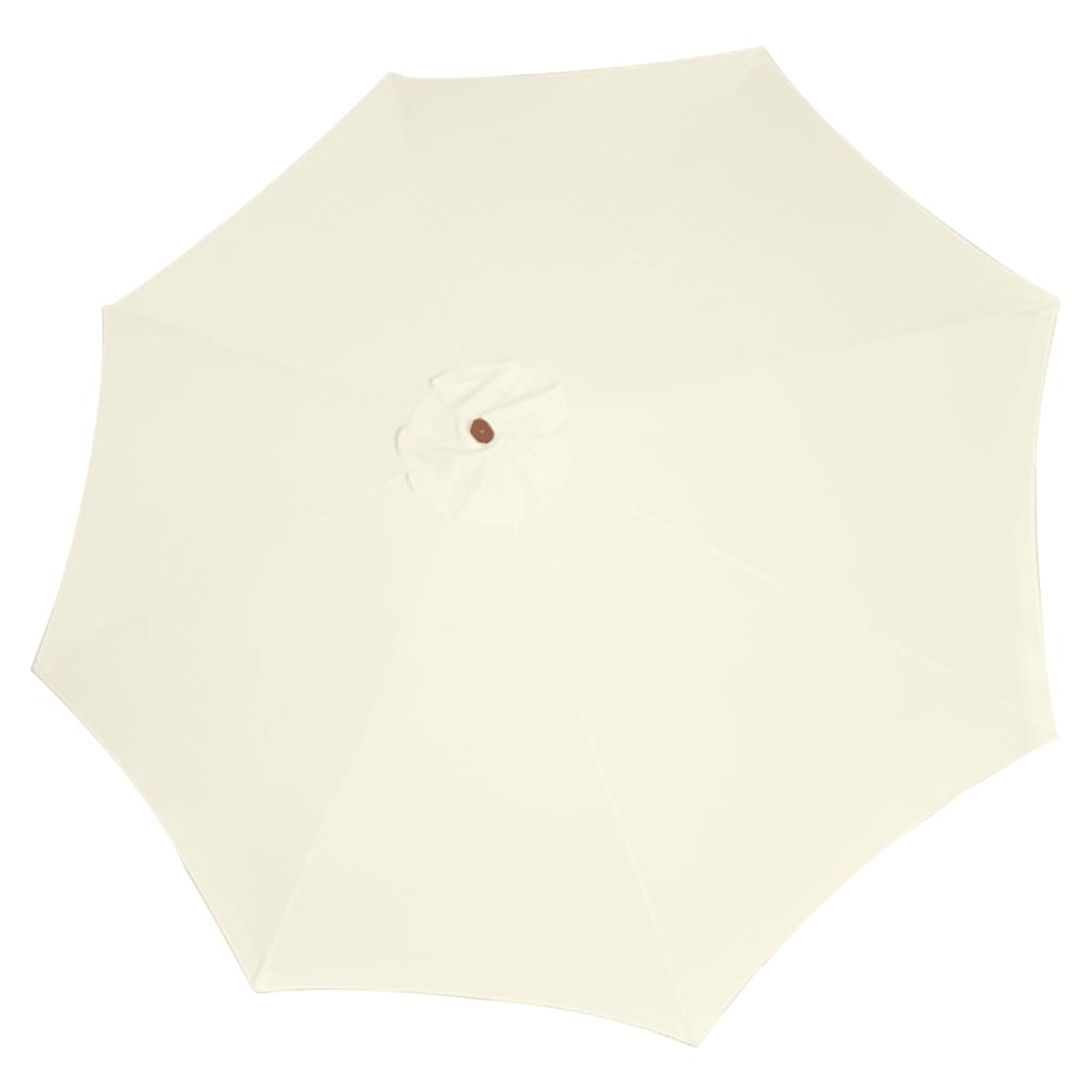 vidaXL Umbrelă de soare, 300 x 258 cm, alb nisipiu vidaXL Umbrelă de soare, 300 x 258 cm, alb nisipiu