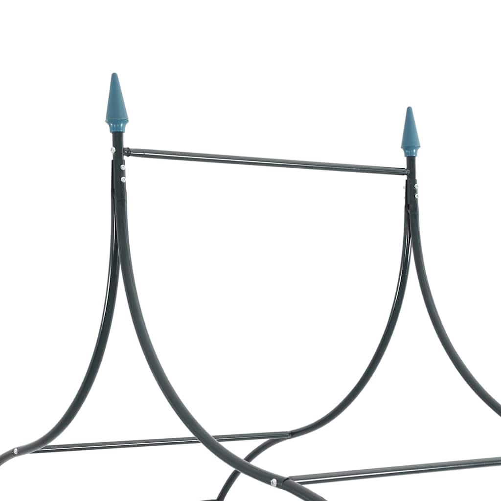 vidaXL Arcadă de grădină plante cățărătoare vârf ascuţit verde închis