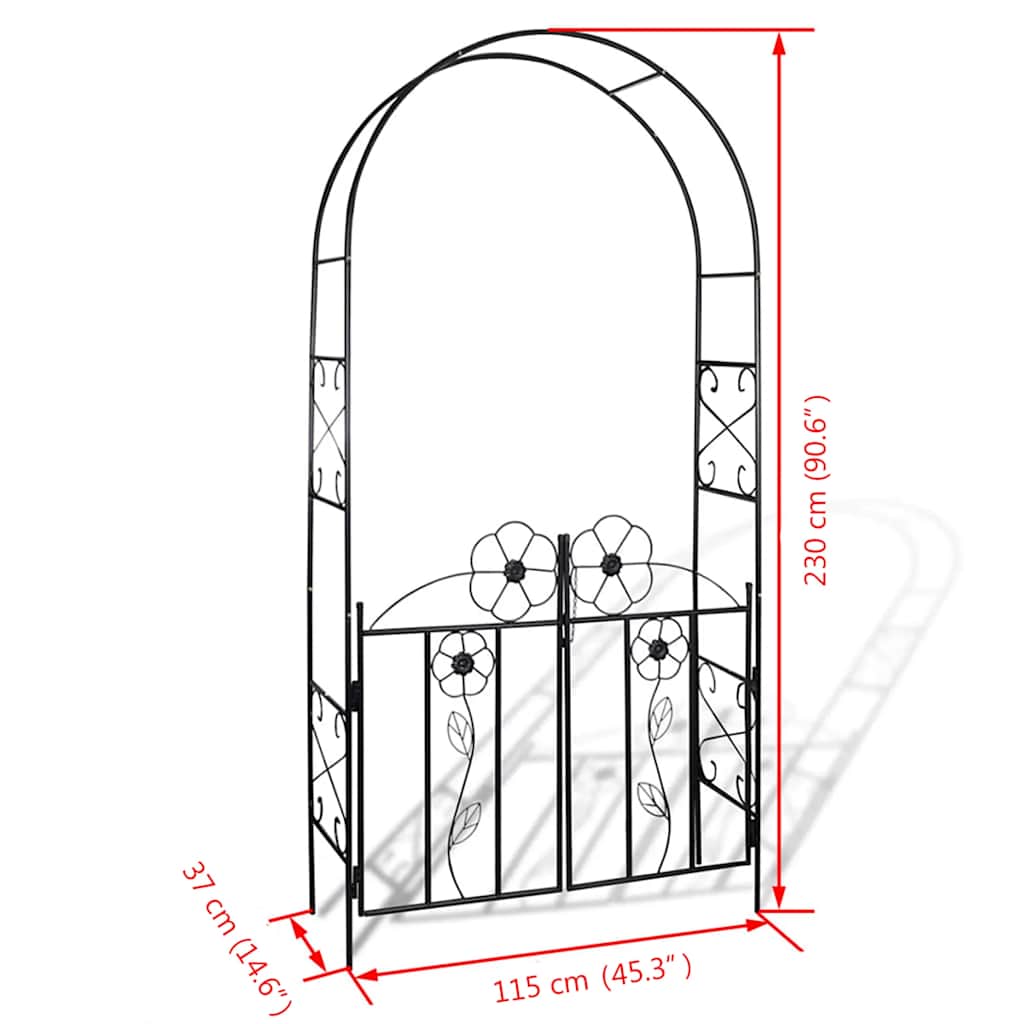 Poartă cu arc pentru grădină Poartă cu arc pentru grădină