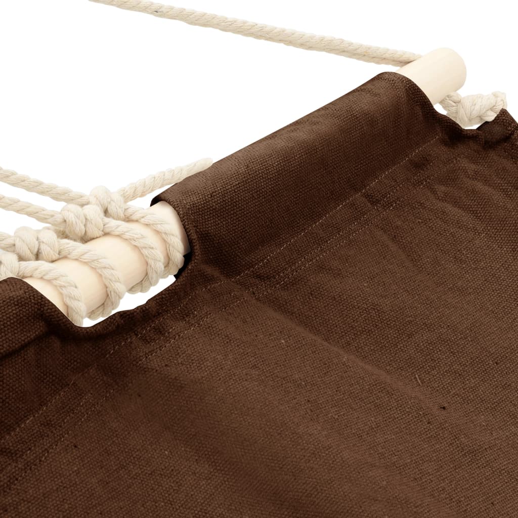 Hamac cu bare, 210 x 150 cm, maro Hamac cu bare, 210 x 150 cm, maro