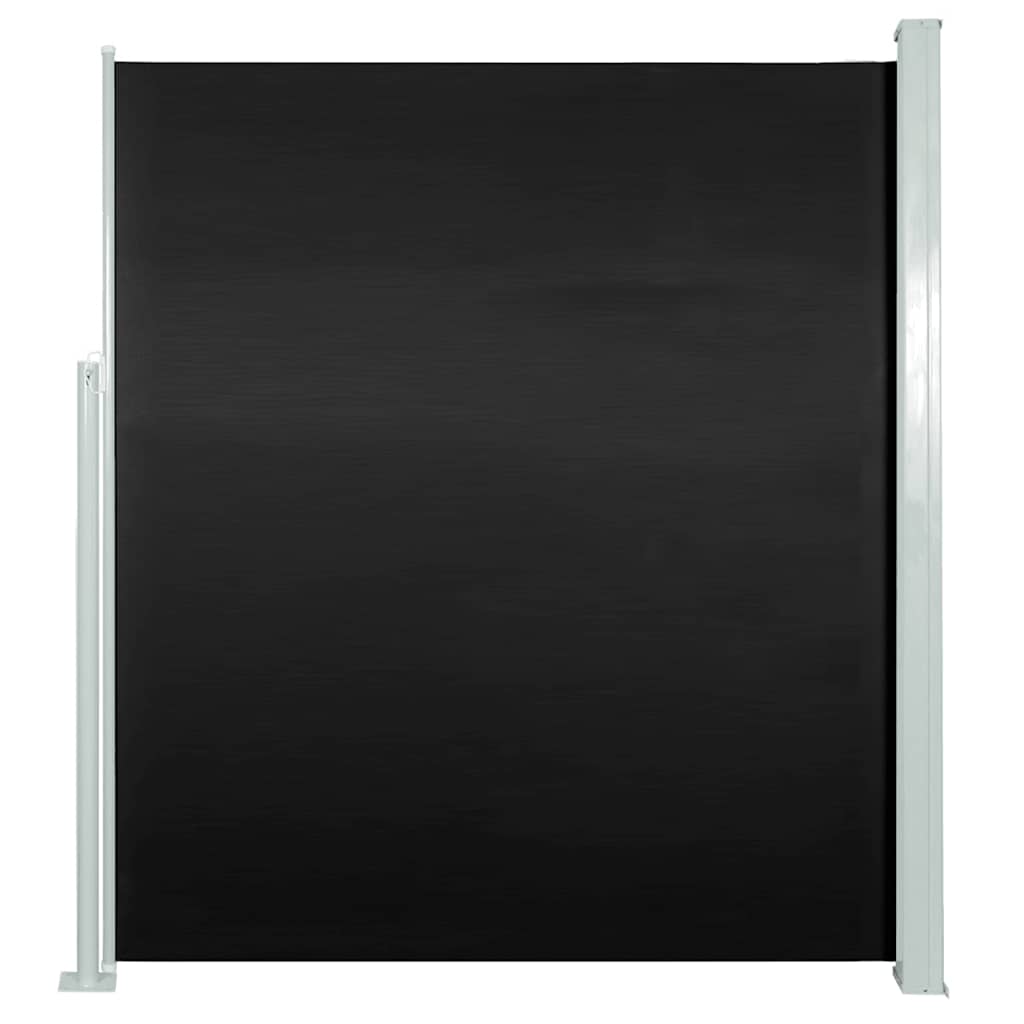 vidaXL Copertină laterală pentru terasă/curte, negru, 160x300 cm