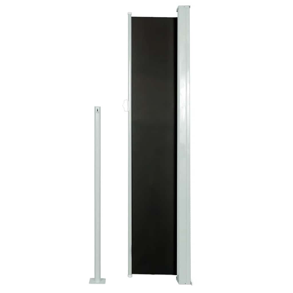 vidaXL Copertină laterală pentru terasă/curte, negru, 160x300 cm