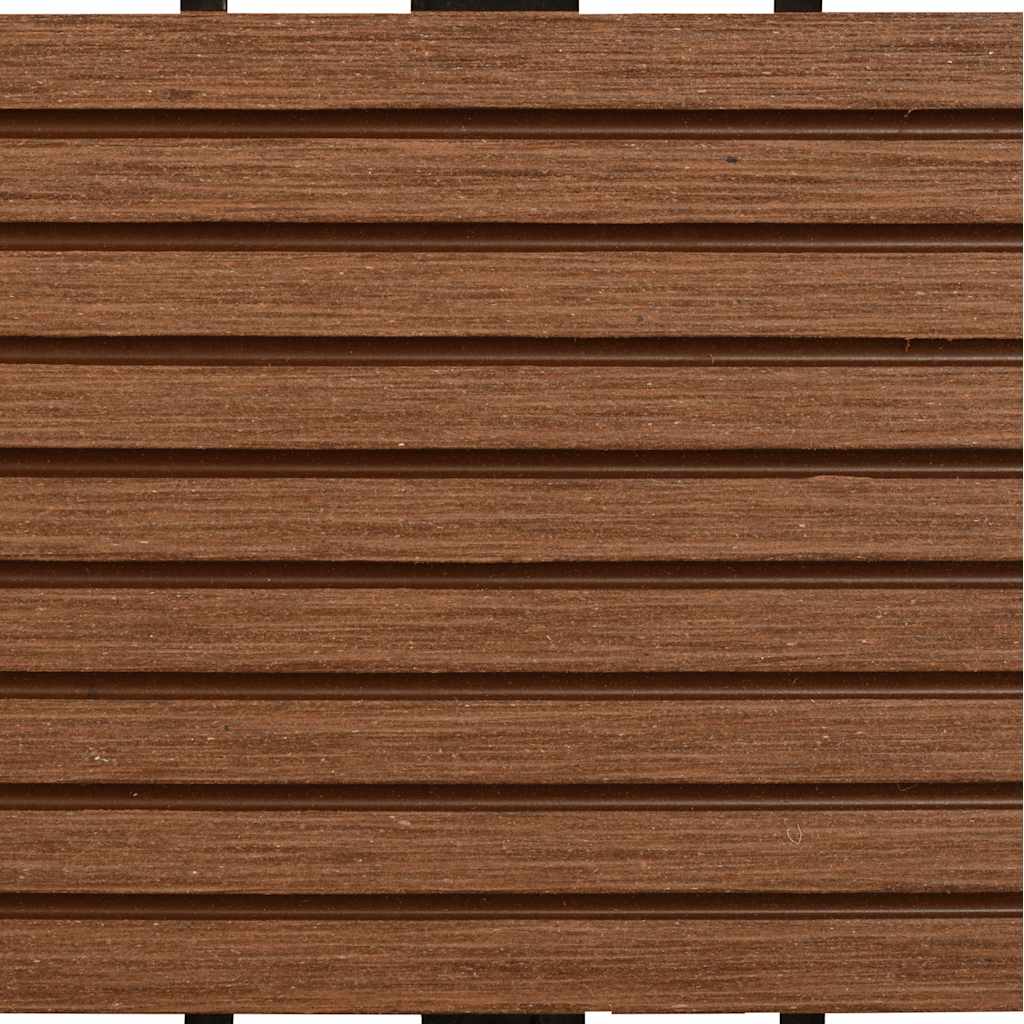 Plăci WPC 30 x 30 cm 11 buc, Maro Plăci WPC 30 x 30 cm 11 buc, Maro