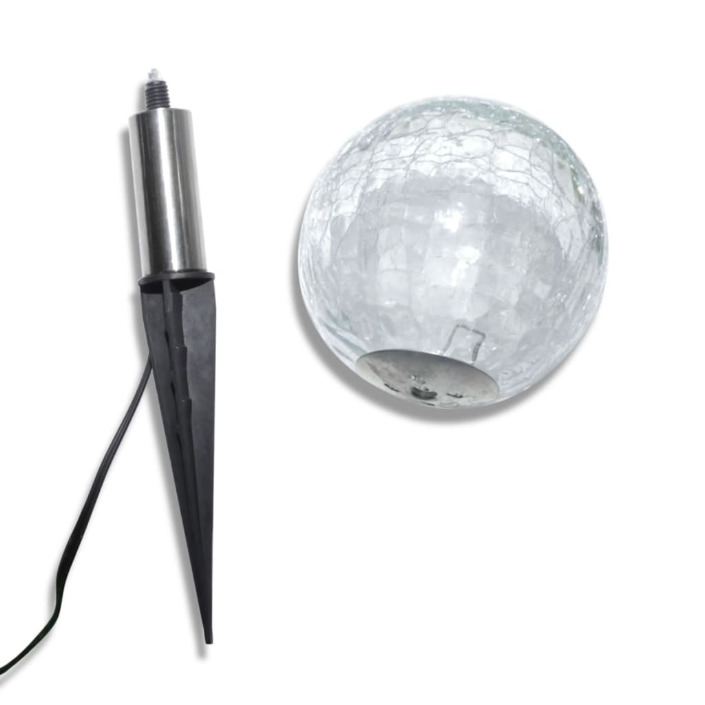 vidaXL Lămpi solare grădină cu LED, 3 buc., țăruși & panouri solare vidaXL Lămpi solare grădină cu LED, 3 buc., țăruși & panouri solare