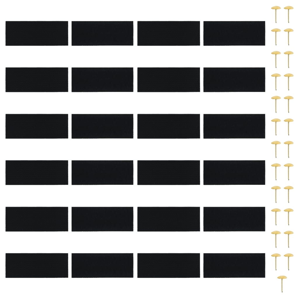 vidaXL Perdea anti insecte cu benzi scai, 210 x 100 cm, 2 buc, negru vidaXL Perdea anti insecte cu benzi scai, 210 x 100 cm, 2 buc, negru