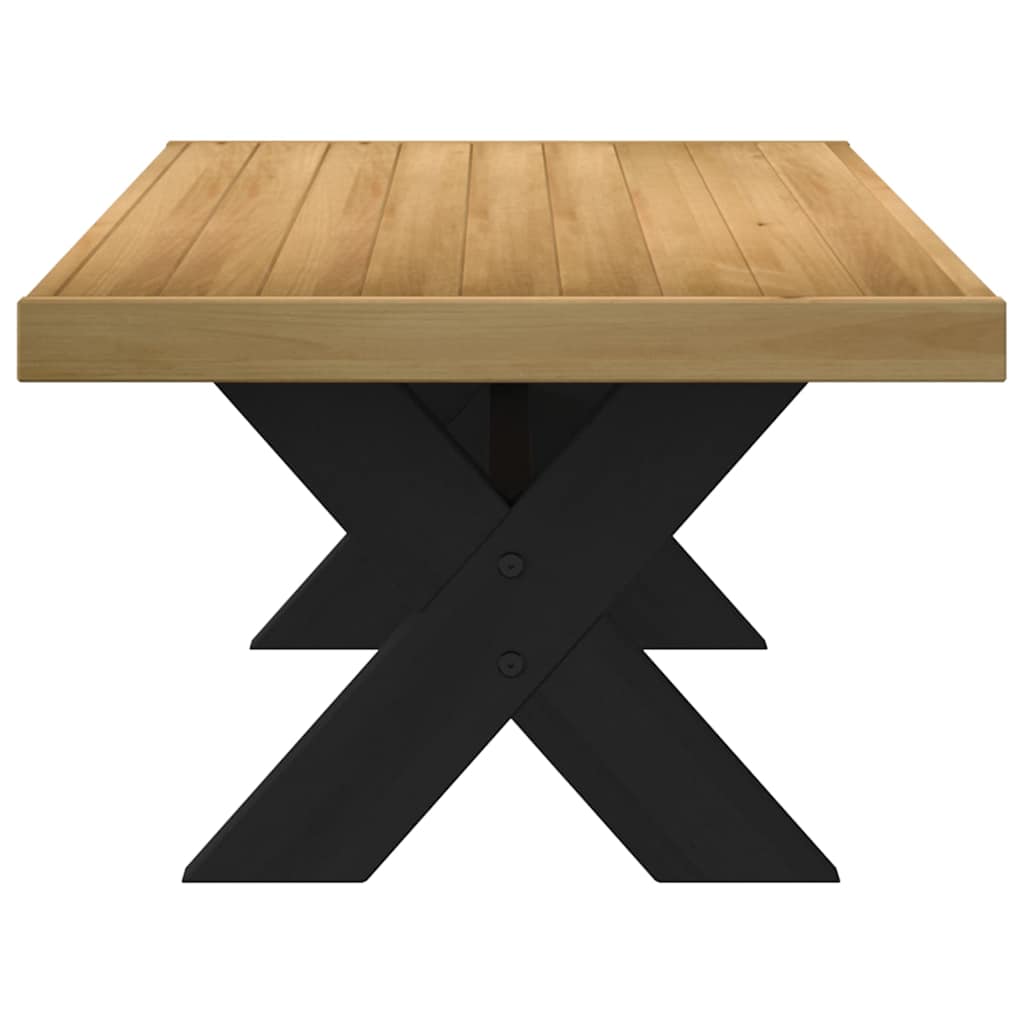 vidaXL Masuta de cafea NOAIN picioare in forma de X lemn masiv de pin