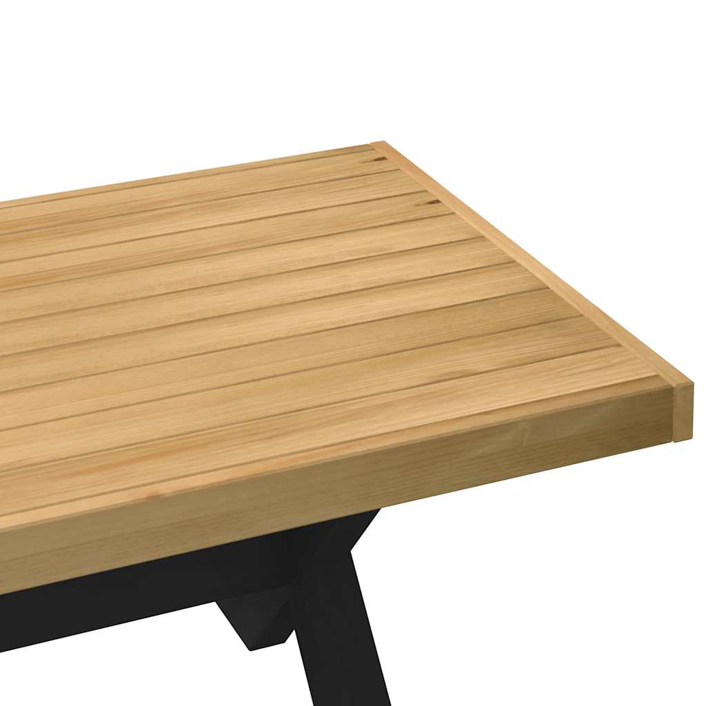 vidaXL Masuta de cafea NOAIN picioare in forma de X lemn masiv de pin