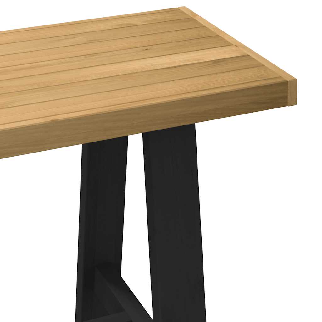 vidaXL Birou NOAIN Picioare în formă A 120x50x75 cm lemn masiv de pin