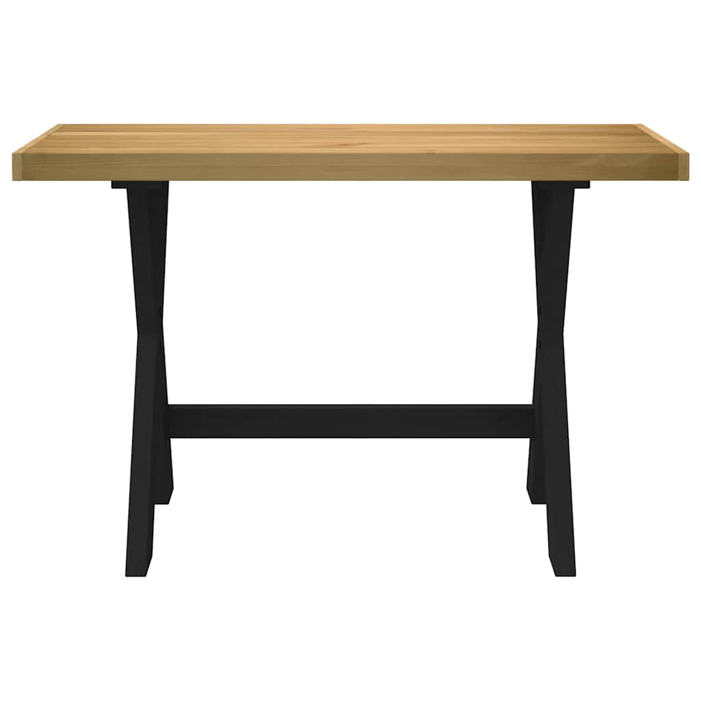 vidaXL Birou NOAIN Picioare în formă X 120x50x75 cm lemn masiv de pin