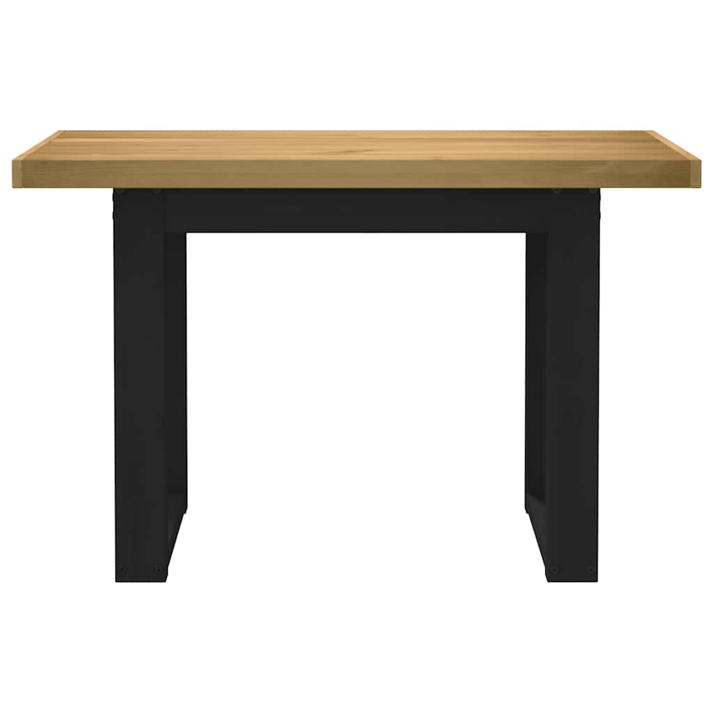 vidaXL Birou NOAIN Picioare în formă U 120x50x75 cm lemn masiv de pin