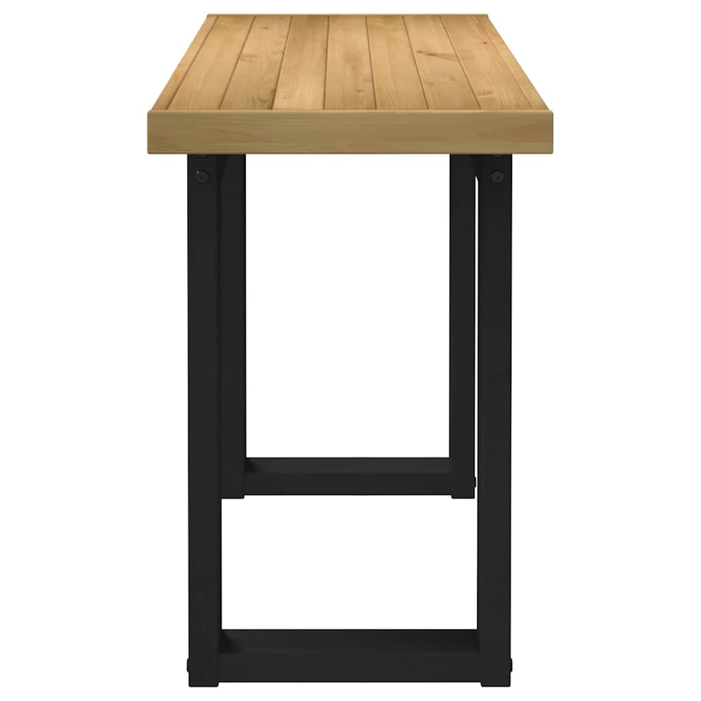 vidaXL Birou NOAIN Picioare în formă U 120x50x75 cm lemn masiv de pin