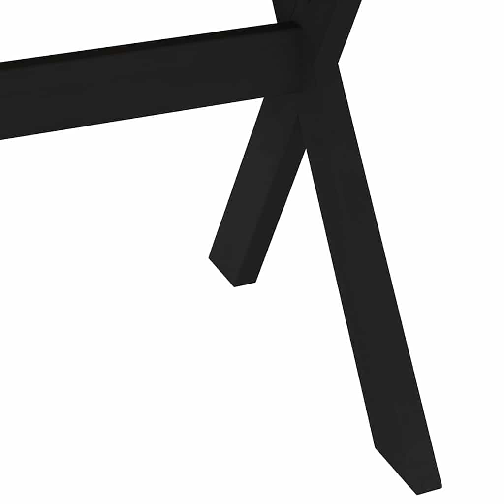 vidaXL Masă de sufragerie NOAIN picioare în formă X lemn masiv de pin