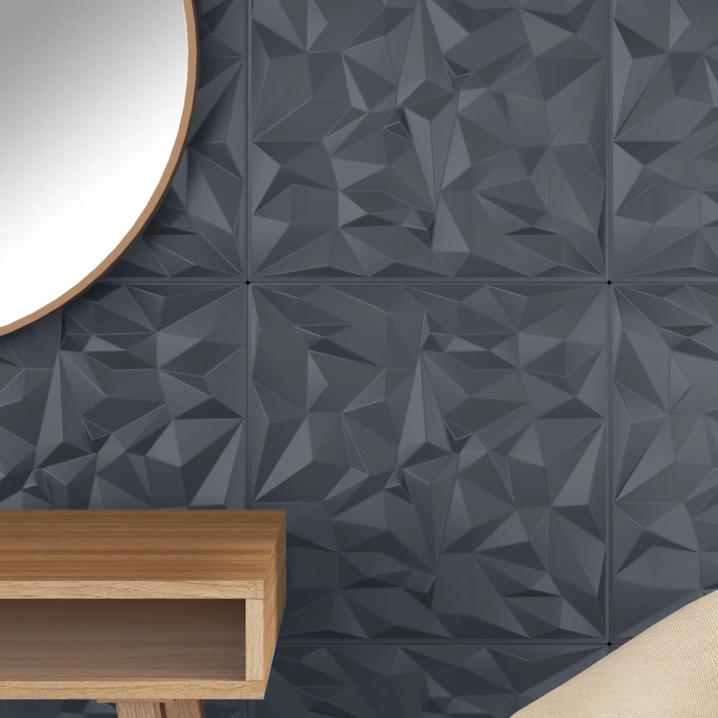 vidaXL Panouri de perete 24 buc. gri 50x50 cm XPS 6 m² ametist vidaXL Panouri de perete 24 buc. gri 50x50 cm XPS 6 m² ametist