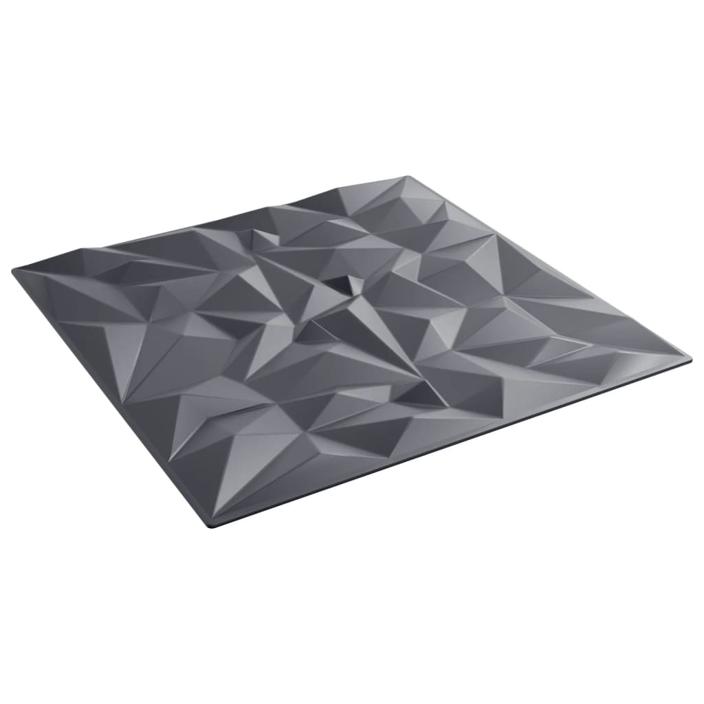 vidaXL Panouri de perete 24 buc. gri 50x50 cm XPS 6 m² ametist vidaXL Panouri de perete 24 buc. gri 50x50 cm XPS 6 m² ametist
