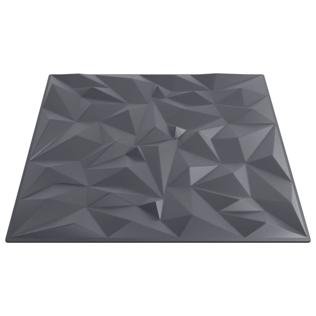 vidaXL Panouri de perete 48 buc. gri 50x50 cm XPS 12 m² ametist vidaXL Panouri de perete 48 buc. gri 50x50 cm XPS 12 m² ametist
