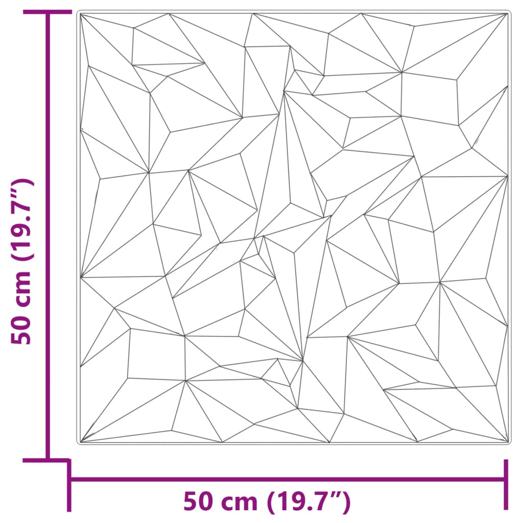 vidaXL Panouri de perete 24 buc. Beton 50x50 cm XPS 6 m² ametist vidaXL Panouri de perete 24 buc. Beton 50x50 cm XPS 6 m² ametist