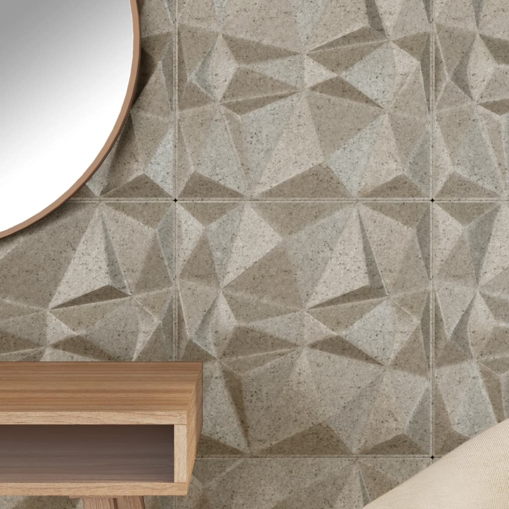 vidaXL Panouri de perete 12 buc. Beton 50x50 cm XPS 3 m² diamant vidaXL Panouri de perete 12 buc. Beton 50x50 cm XPS 3 m² diamant