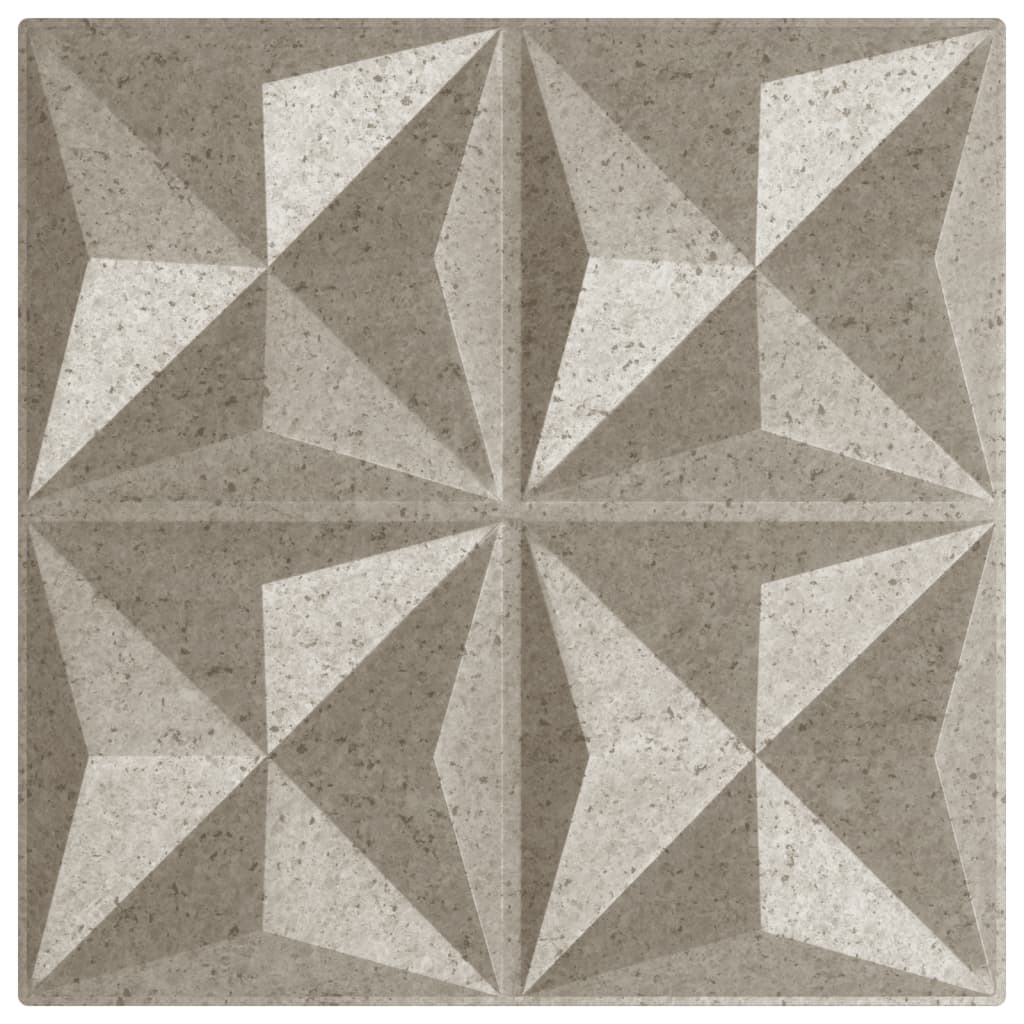 vidaXL Panouri de perete 24 buc. Beton 50x50 cm XPS 6 m² origami