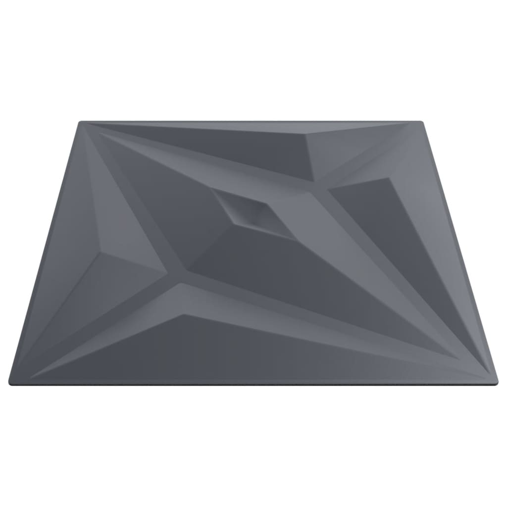 vidaXL Panouri de perete 12 buc. gri 50x50 cm XPS 3 m² stea vidaXL Panouri de perete 12 buc. gri 50x50 cm XPS 3 m² stea