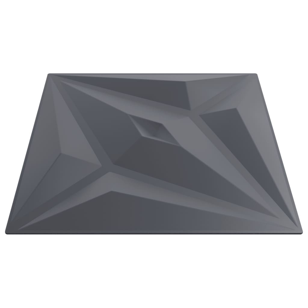 vidaXL Panouri de perete 24 buc. gri 50x50 cm XPS 6 m² stea vidaXL Panouri de perete 24 buc. gri 50x50 cm XPS 6 m² stea