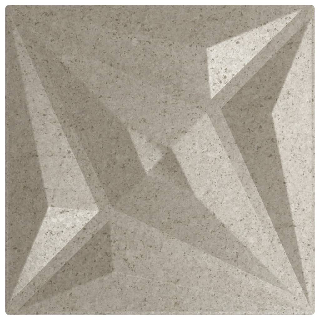 vidaXL Panouri de perete 12 buc. Beton 50x50 cm XPS 3 m² stea vidaXL Panouri de perete 12 buc. Beton 50x50 cm XPS 3 m² stea